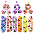 GoodUping 18 Counts Hawaiian Leis, Flower Hair Clip, Headbands and Wristbands, Perfect Luau Party Supplies for Summer Beach Vacations, Essential