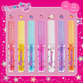 7pc Fruity Flavored Lip Gloss Set - Assorted Fruit Flavor-Great Gift | Non-Toxic Kids Makeup. Fun Shiny Lip Gloss Collection for Kids, Teens &