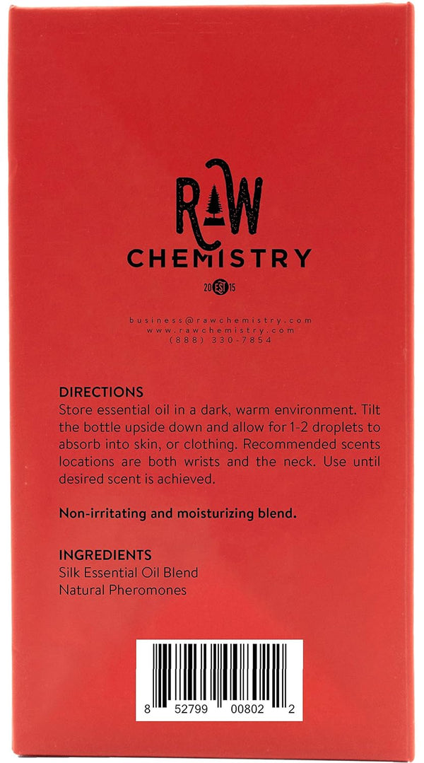 Pheromone Infused Cologne for Men - For Him .5 oz Oil by RawChemistry | Long Lasting Mens Cologne, Premium Perfume Oil, Travel Size Cologne for