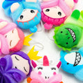 MURRI&MURRDI 4 Pcs Bath Loofah for Kids Bath Sponge, Lovely Animal Body Scrubber Kids Toddler Body Loofah Cute Cartoon Kids Bath Pouf Mesh Loofah