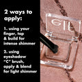 e.l.f. Fine As Fleck Glitter Eyeshadow, Long-Lasting Sheer Eye Makeup With A Shimmer Finish, Soft, Smooth Formula, Vegan & Cruelty-Free, Filthy