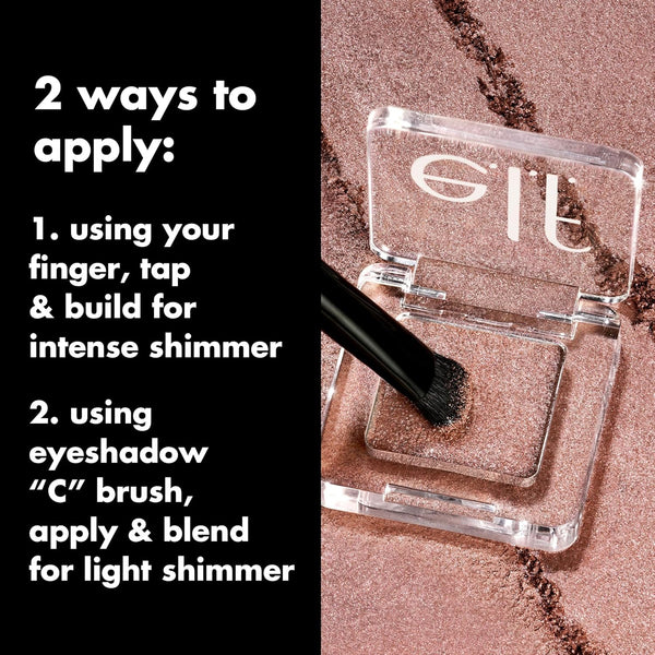 e.l.f. Fine As Fleck Glitter Eyeshadow, Long-Lasting Sheer Eye Makeup With A Shimmer Finish, Soft, Smooth Formula, Vegan & Cruelty-Free, Filthy