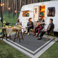 HappyTrends,Outdoor Rug,Patio Rug,Reversible Portable Outdoor Plastic Straw Rug,Camping Rugs for Outside RV,Large Waterproof Area Rugs for