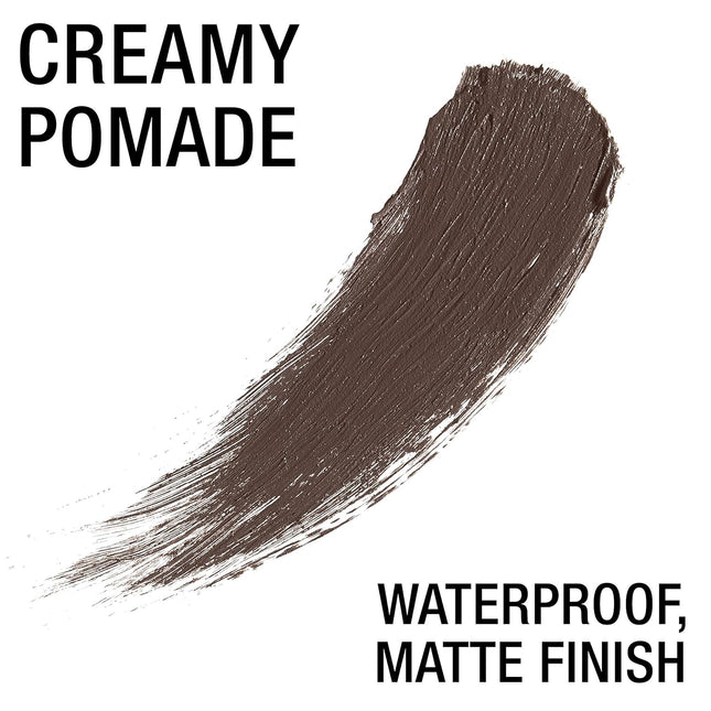 Maybelline Tattoostudio Brow Pomade Long Lasting, Buildable, Eyebrow Makeup, Med