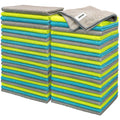 FIXSMITH Microfiber Cleaning Cloth - Pack of 50, Microfiber Towels for Cars 16 x 12 in, Highly Absorbent Cleaning Rags, Lint-Free, Streak-Free