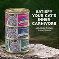 Blue Buffalo Wilderness Paté Variety Pack (Chicken, Salmon, and Duck) Adult Wet Cat Food, High-Protein & Grain-Free Recipes Enhanced with