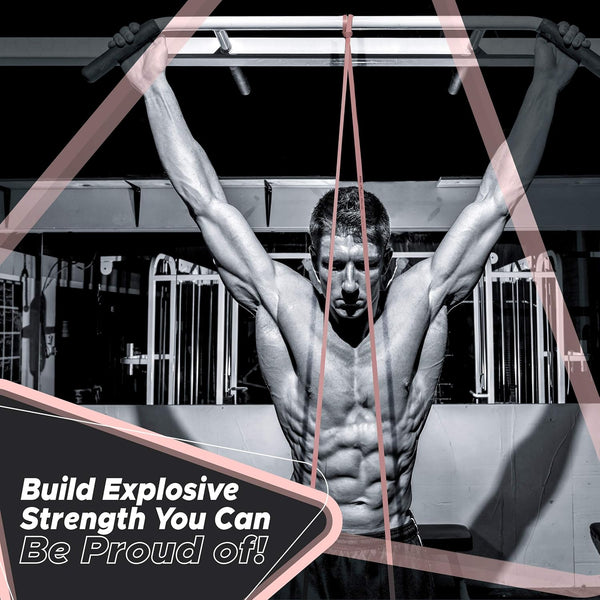 Physix Gear Workout Bands for Pullups Set, Pull up Resistance Bands Set, Long Bands for Workout and Exercise Bands Pull Ups, Pull Ups Resistance