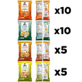 Quaker Rice Crisps, Gluten Free, 4 Flavor Sweet and Savory Variety Mix, Single Serve, 30 count Sweet & Savory Variety Pack