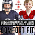 Franklin Sports Youth Dress-Up Shoulder Pads One Size - Youth