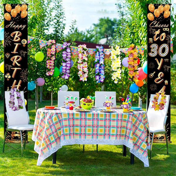 GoodUping 18 Counts Hawaiian Leis, Flower Hair Clip, Headbands and Wristbands, Perfect Luau Party Supplies for Summer Beach Vacations, Essential
