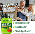 NATURELO Vitamin C with Organic Acerola Cherry Extract and Citrus Bioflavonoids - Vegan Supplement - Immune Support - 500 Mg VIT C per Cap -