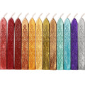 Bememo 12 Pieces Sealing Wax Sticks with Wicks Antique Fire Manuscript Sealing Wax for Seal Stamp(Christmas Color)