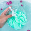EcoTools 6 Pack Exfoliating EcoPouf, Shower Loofah Scrubs & Cleanses, Pouf with Recycled Netting, Exfoliation Removes Dead Skin, Bath Accessory,