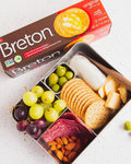 Breton Original Crackers 7 Ounce Pack of 3 Original with Sea Salt 7 Ounce (Pack of 3)