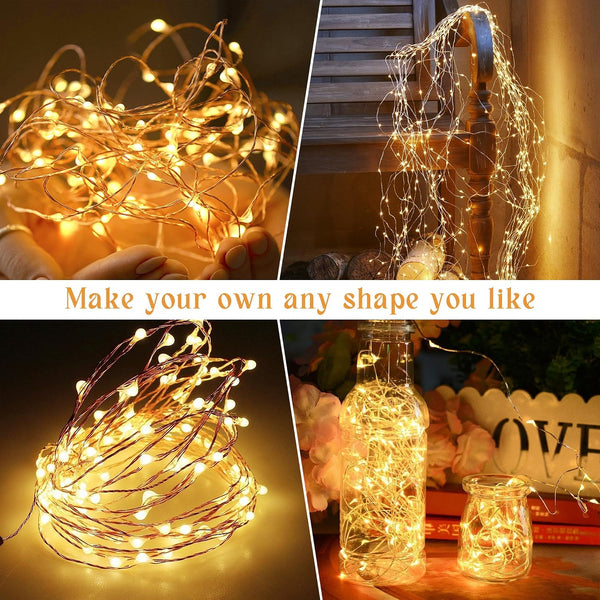 Selarlyt 200 LED 72Ft Solar String Lights for Outside, Solar Fairy Lights for Outside Waterproof with 8 Modes, Twinkle Light for Patio Tree