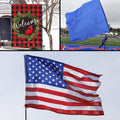 Flag Weights for Bottom of Flag - Adhesive Flag Weights for Large Flags to Keep from Tangling & Blowing - Weather Resistant Adhesive Curtain