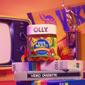 OLLY Kids Multivitamin Gummy Worms, Overall Health and Immune Support, Vitamins and Minerals A, C, D, E, Bs and Zinc, Chewable Supplement, Sour