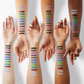 Evpct 12Pcs Green Blue White Black Brown Purple Color Gel Glitter Eyeliner Pencils Set for Women Waterline Waterproof Smudge Proof Lapiz De Ojos