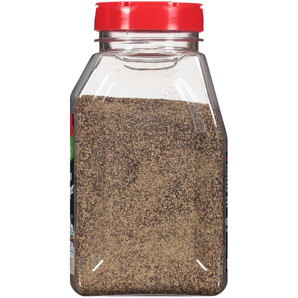 McCormick Black Pepper, Pure Ground, Organic, Non GMO, Enjoy Distinctive Pepper Flavor While Cooking & Tableside, 12 oz 12 Ounce (Pack of 1)