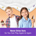 Kinetic Sand Scents Ice Cream Treats, Moldable Sand Sensory Toys, Ages 3+ | Swirl Strawberry, Chocolate & Vanilla Scented Play Sand Ice Cream