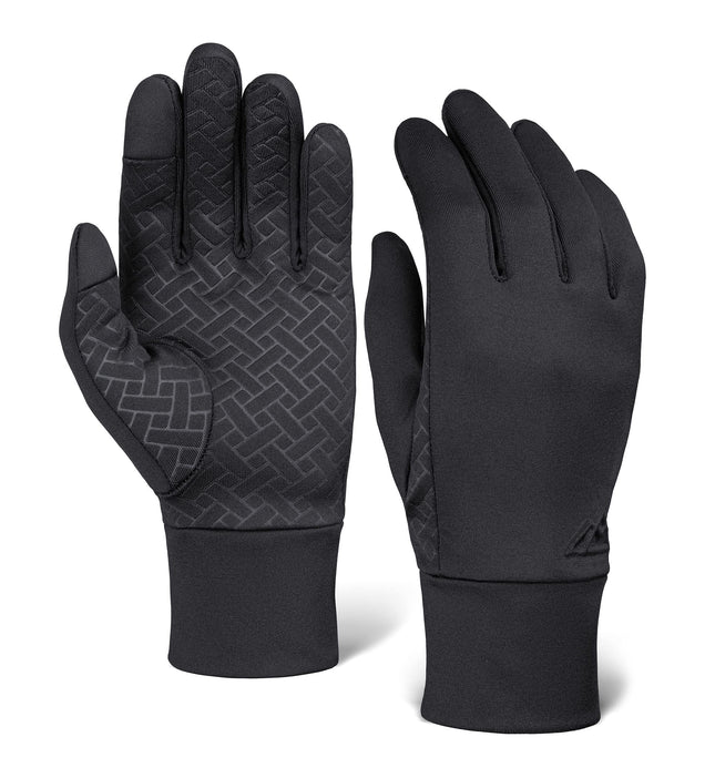 Tough Outdoors Running Gloves - Touch Screen Ski Glove Liners - Men'S Winter Glo