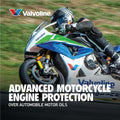 Valvoline 4-Stroke Motorcycle Full Synthetic SAE 20W-50 Motor Oil 1 QT, Case of 6