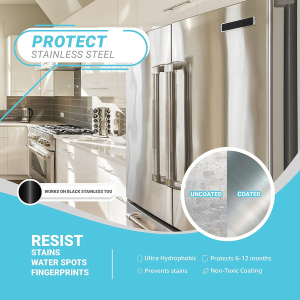 Lifeproof Ceramic Coating Spray Kit - Shine, Seal & Protect Kitchen & Bath Surfaces, Repels Stains & Grime 1