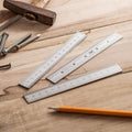 Mr. Pen- Machinist Ruler, 3 Pack, Metric, Precision, Stainless Steel, 6 Inch