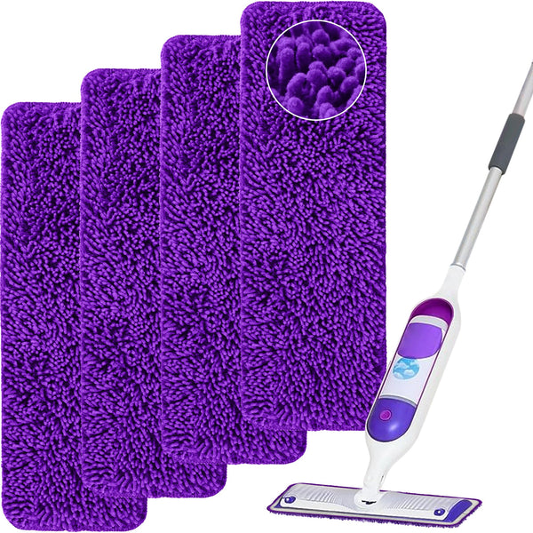 Reusable Mop Pads Compatible with Swiffer Power Mop,Power Mop Pads Refill Pads Washable 15.3 * 5.1 Inch, Microfiber Replacement Pad for