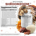 Clean Nutraceuticals Lions Mane 20in1 Mushroom Supplement with Turkey Tail Reishi Cordyceps Chaga Maitake Meshima Poria Cocos Shiitake Oyster
