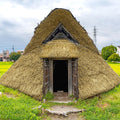 Hoolerry 2 Pcs 40 in X 20 Ft Mexican Straw Roof Thatch Artificial Palm Thatch Rolls Duck Blind Grass Palapa Thatch Roofing Blinds Tiki Hut Thatch
