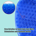 Shower Foot Cleaner Scrubber Massager, Foot Pain Tired Feet Relaxing Acupressure Mat for Shower Floor with Non-Slip Suction Cups, Increase