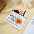 Sunflower-Themed Encouragement Gift Box for Women - Self Care Package with Ultra Soft Flannel Blanket, Best Friend Birthday, Thinking of You Gifts