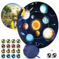 National Geographic Kids Glow in the Dark Dart Board for Kids - Dart Ball Game Set with 28" Reversible, Glowing Dartboard and Sticky Balls, Indoor
