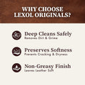 Leather Cleaner and Conditioner Kit by Lexol for Furniture Car Interiors Shoes Handbags, leather cleaner and conditioner two-step system with 2