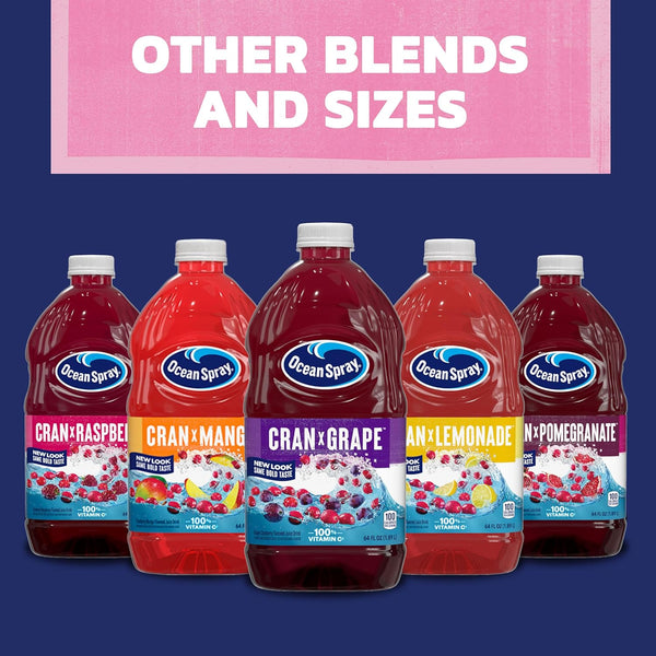 Ocean Spray® White Cran-Strawberry Juice Drink, 64 Fl Oz Bottle (Pack of 1)