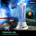 Discovery™ Tornado Lab, 5-Speed Cyclone Controller, Educational Learning Activity Kit, Fun and Exciting Toy, STEM Experiment Set for Boys, Girls,