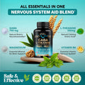 GABA L-Theanine Supplement 900 mg - Calm, Sleep & Relaxation - 120 Caps | GABA 750 mg, L-Theanine 150 mg with Magnesium & Vitamin B6 -