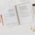 Beautiful Daily Planner and Notebook with Hourly Schedule - Aesthetic Spiral to Do List Notepad to Easily Organize Your Tasks and Appointments -