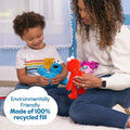 Sesame Street Friends 8-inch Elmo Sustainable Plush Stuffed Animal, Kids Toys for Ages 18 Month by Just Play