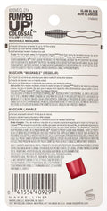 Maybelline Volum' Express Pumped up Colossal Mascara, Washable Formula Infused with Collagen for up to 16X Lash Volume, Glam Black, 1 Count