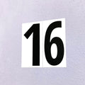 3 inch, Vinyl Numbers Stickers, Stick On Numbers - Black Numbers, 200 PCS | 0-9 Stickers, Waterproof, Peel and Stick 3 x 1.5 inches Black Numbers