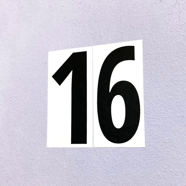 3 inch, Vinyl Numbers Stickers, Stick On Numbers - Black Numbers, 200 PCS | 0-9 Stickers, Waterproof, Peel and Stick 3 x 1.5 inches Black Numbers