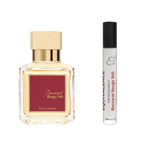 EQUIVALENCE of Baccarat (Baccarat 540 EAU De Perfume) Bottle 10Ml - Large Bottle Not Included