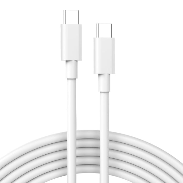 IFEART USB C to USB C Cable for Macbook Air Macbook Pro Charger, Ipad Pro 13 12.9 11 Inch, Ipad Air 5 4, Mini 6, Iphone 16 15 Pro Max Plus, Pixel, USBC Type C Fast Charging Cord 6.6FT
