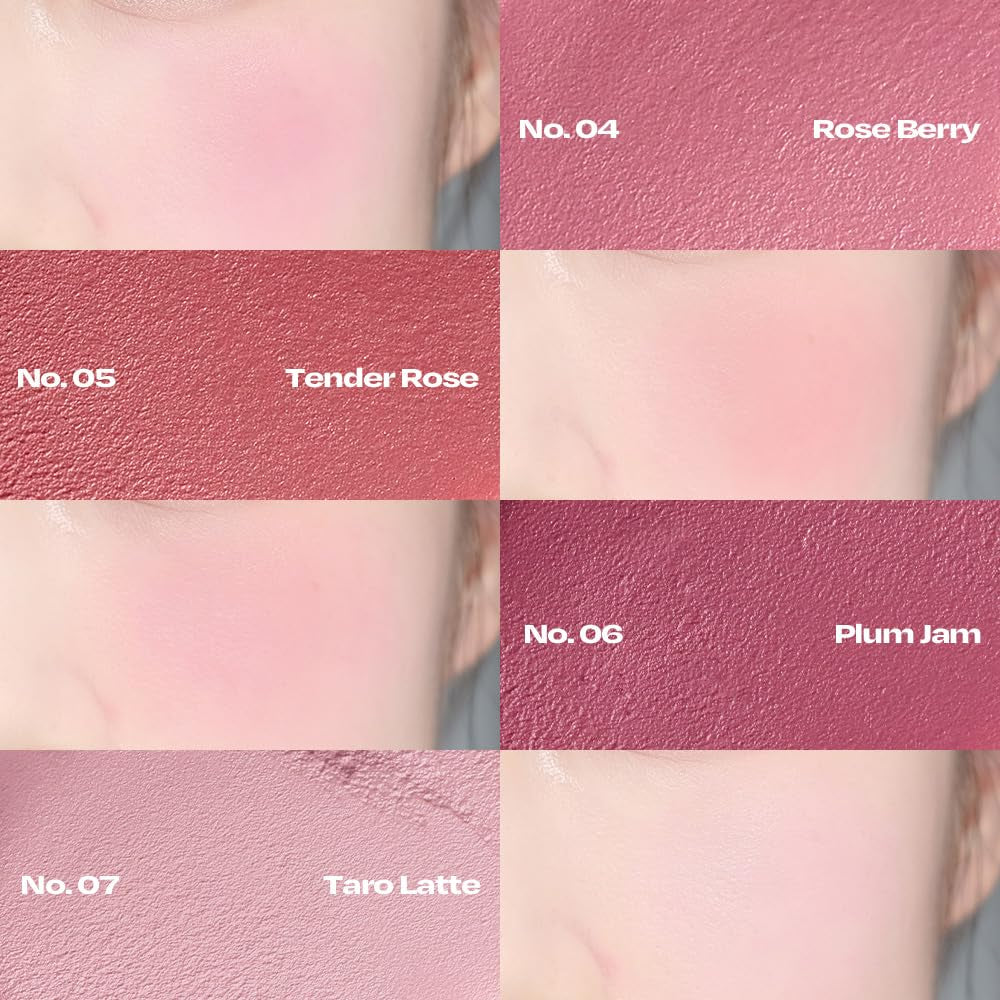 Balmy Cream Cheek | Lightweight, Natural Finish Cream Blush with Blurring Effect | 2.5G (No.3 Milky Peach)