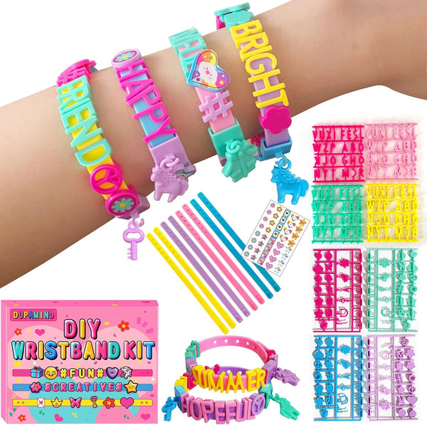 Art & Craft Kits for Kids, DIY Friendship Bracelet Making Kit for Girls, Jewelry Making with Charm & Stickers, Birthday Gifts for Ages 5-12, Toys for Ages 5, 6, 7, 8, 9, 10, 11, 12 Years Old