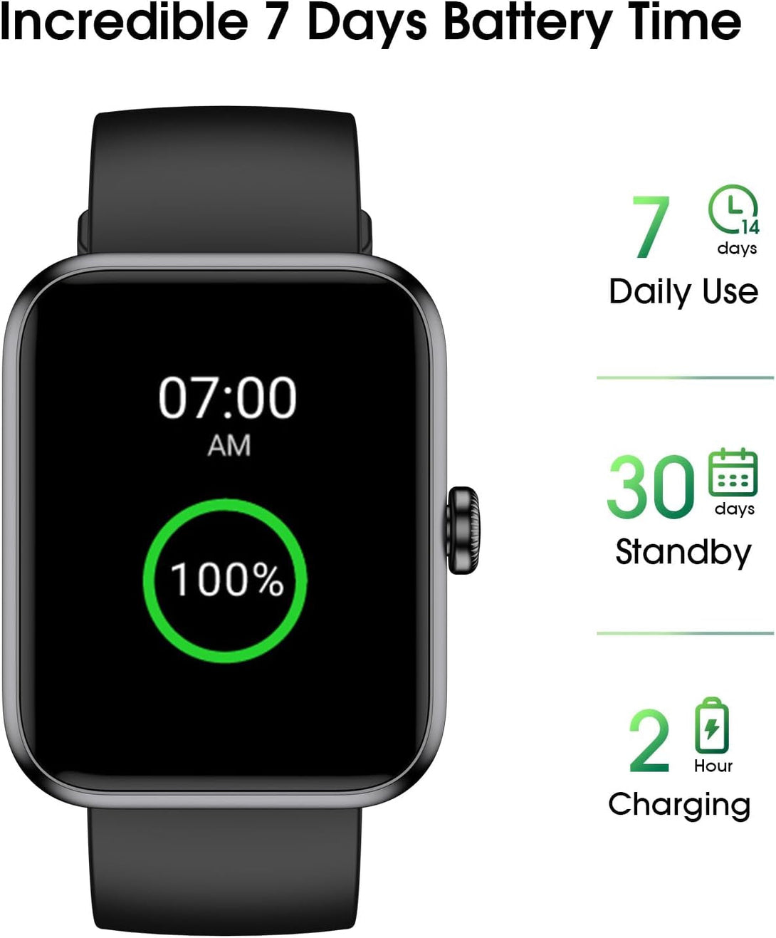 Smart Watch, Fitness Tracker with Heart Rate Monitor, Blood Oxygen, Sleep Tracker, 41Mm Touchscreen Smartwatch for Android Ios Swimming Waterproof Pedometer Step Calories Tracker for Women Men