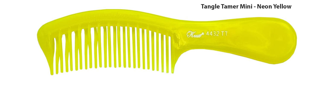 Krest Teal Tangle Tamer Curved Tooth Comb