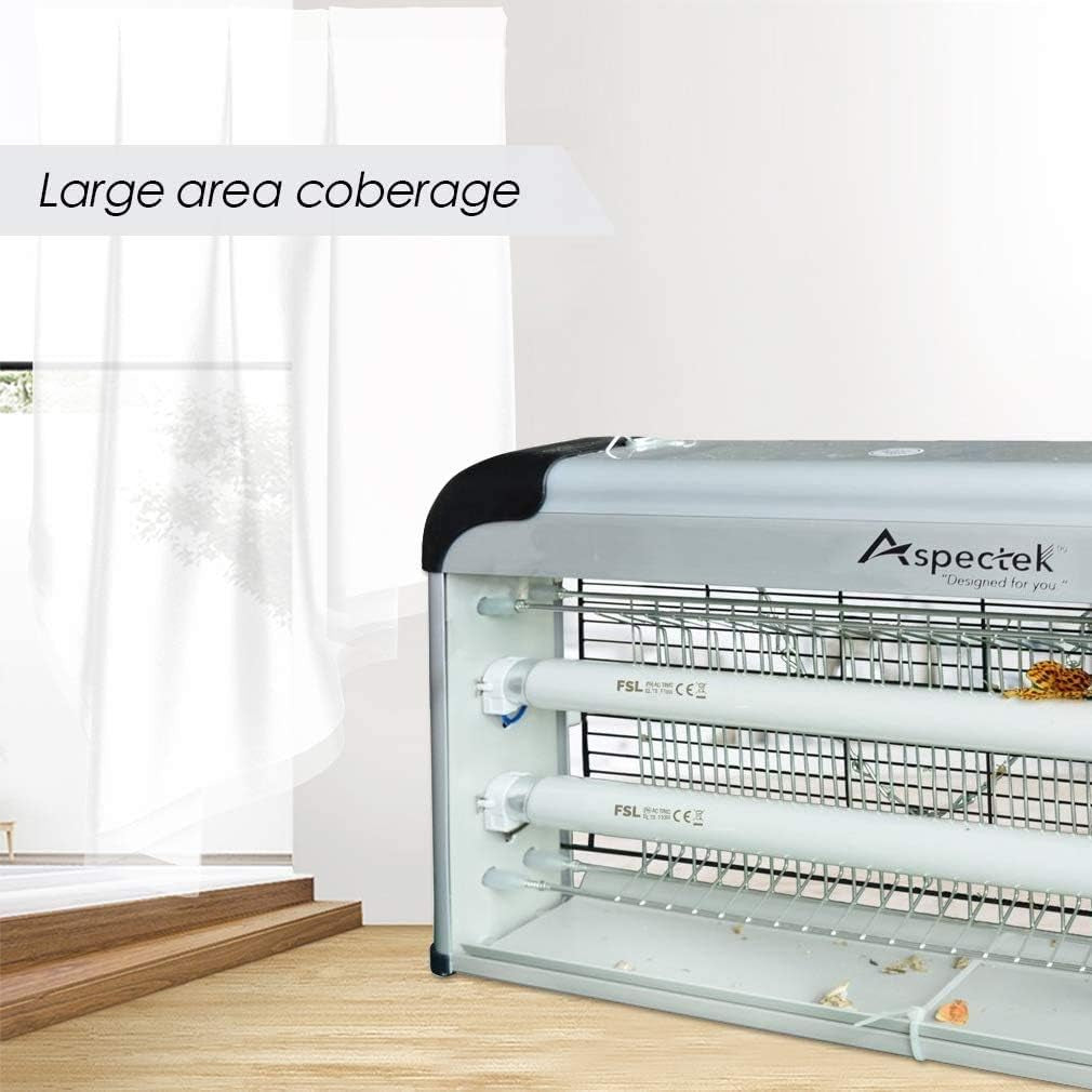 ASPECTEK Bug Zapper Mosquito UV Lamp Replacement Bulbs - Pack of 2X 10W UV Light Tubes, Compatible with ASPECTEK 20W Electronic Bug Zapper Models for Indoor Use